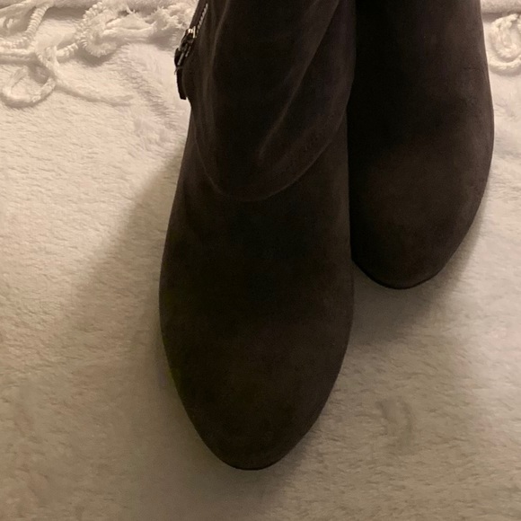 Franco Sarto, 9, Grey/mocha booties - Picture 3 of 4